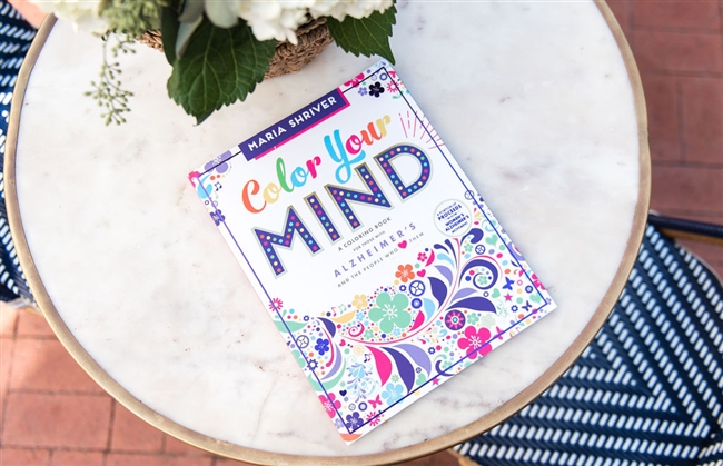 A coloring book - Color your mind - for those with Alzheimer’s