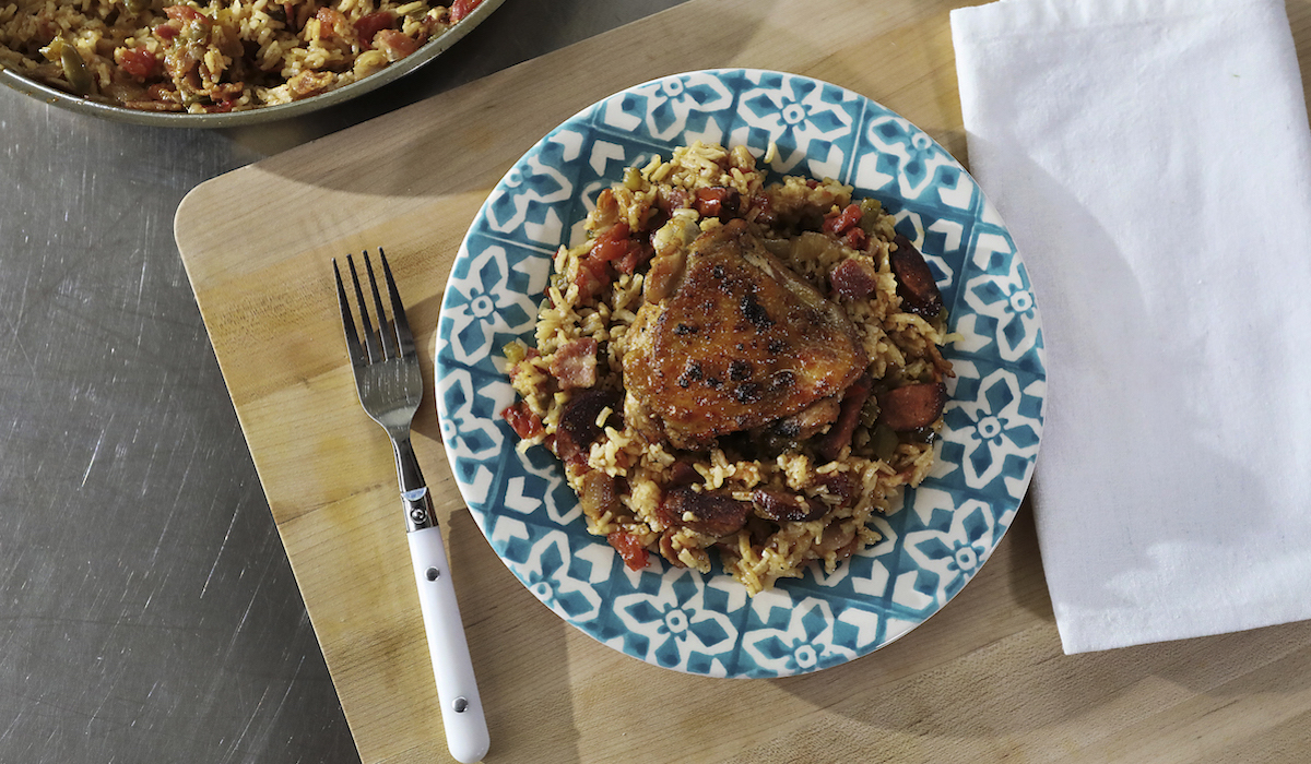 Sunday Paper Dinner Table Chicken Perloo Kardea Brown