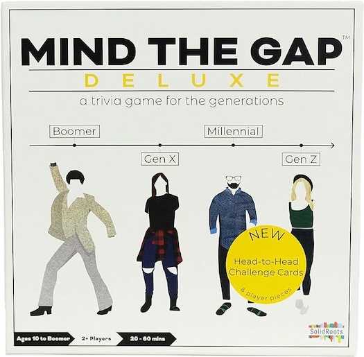 Mind The Gap Deluxe Trivia Game: A Trivia Board Game for The Generations 